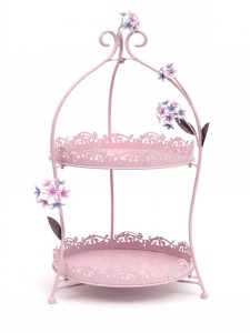 DAINTY PLATE STAND 2 tier